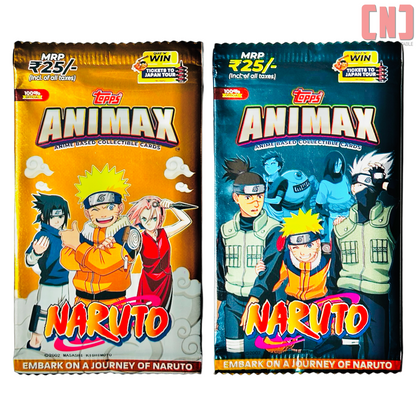 Set Of 2 2024 Topps Animax Naruto Trading Cards Sealed Booster Packs